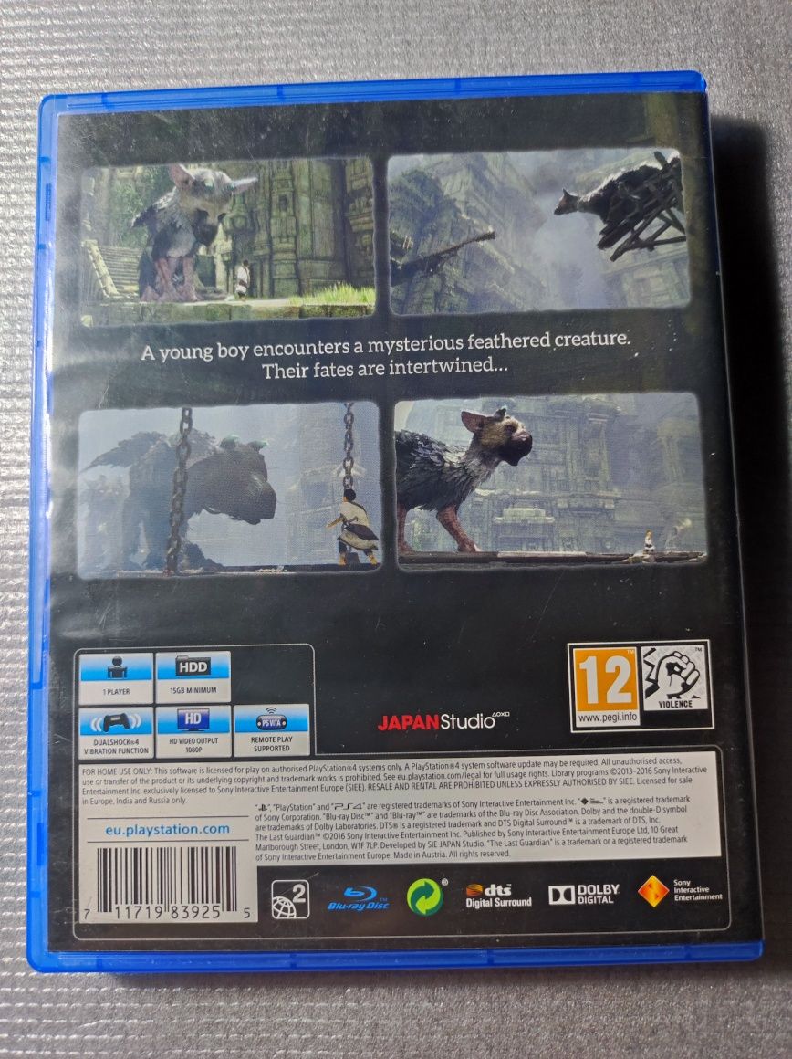 Last Guardian | Gra PS4