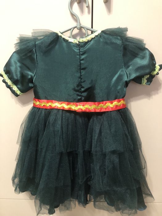 Плаття ялинки, зелене плаття 3-4 роки