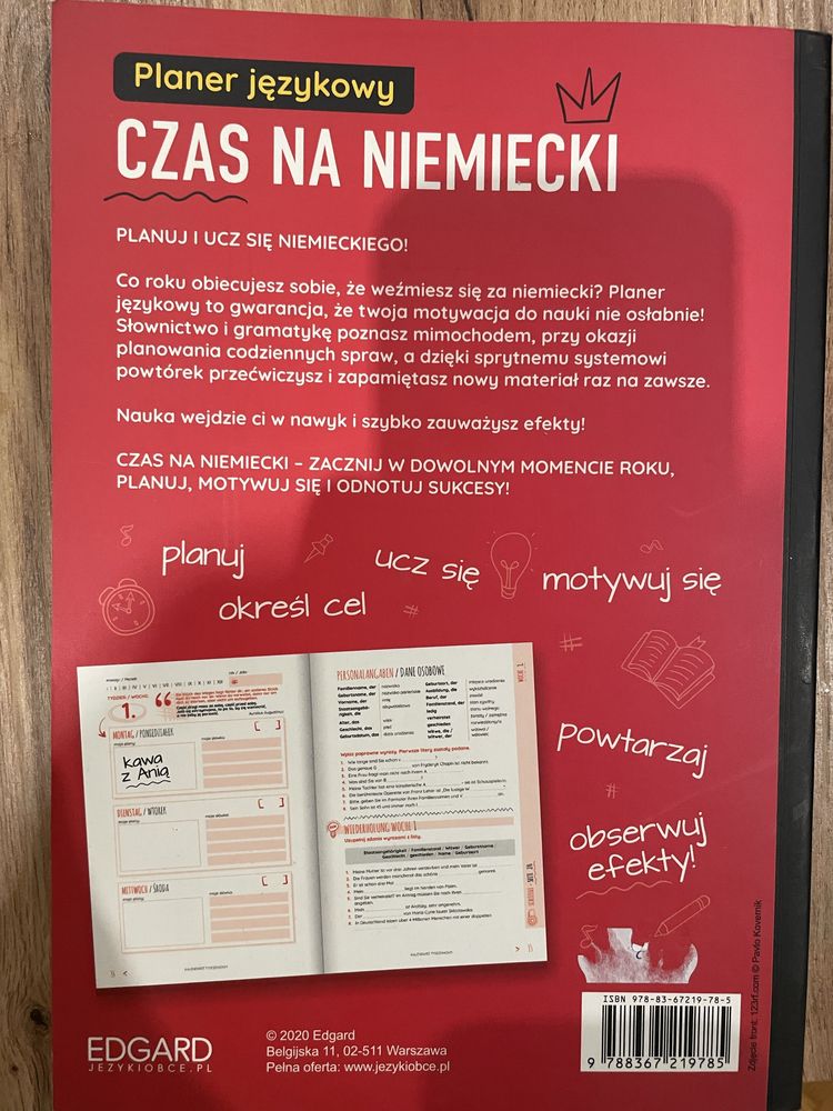 Planer językowy język niemiecki A2-B1