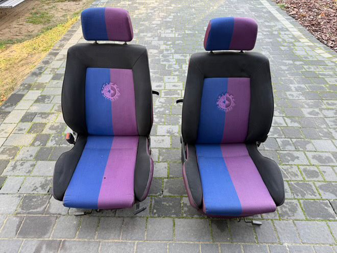 Fotele i bloczki golf 2 Fire and Ice