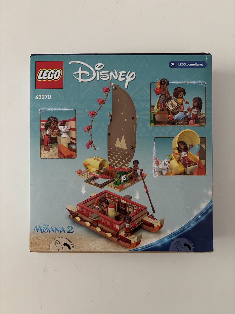 LEGO 43270 Disney - Kajakowa przygoda Vaiany klocki nowe oryginalne