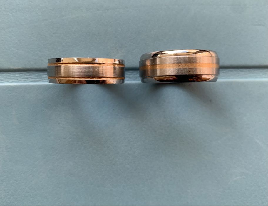 Кольцо свадебное Scott KAy 14k BioBlu27 Brawn Cobalt