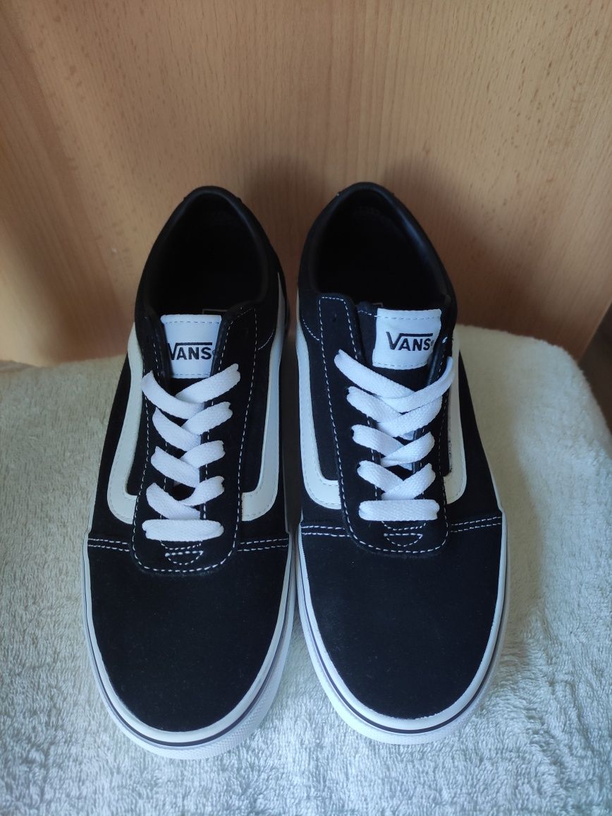 Nowe VANS Tenisówki Damskie Old Skool Czarny/ Biały rozmiar 38