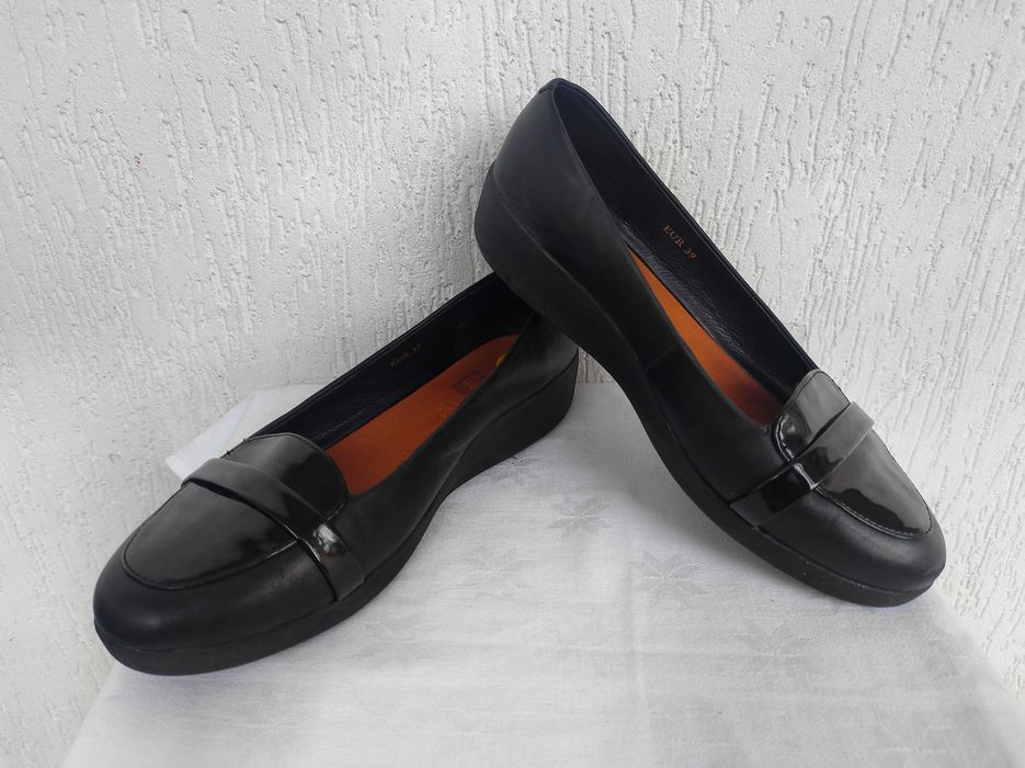 Брендовие кожанние туфли Fitflop р.38.5