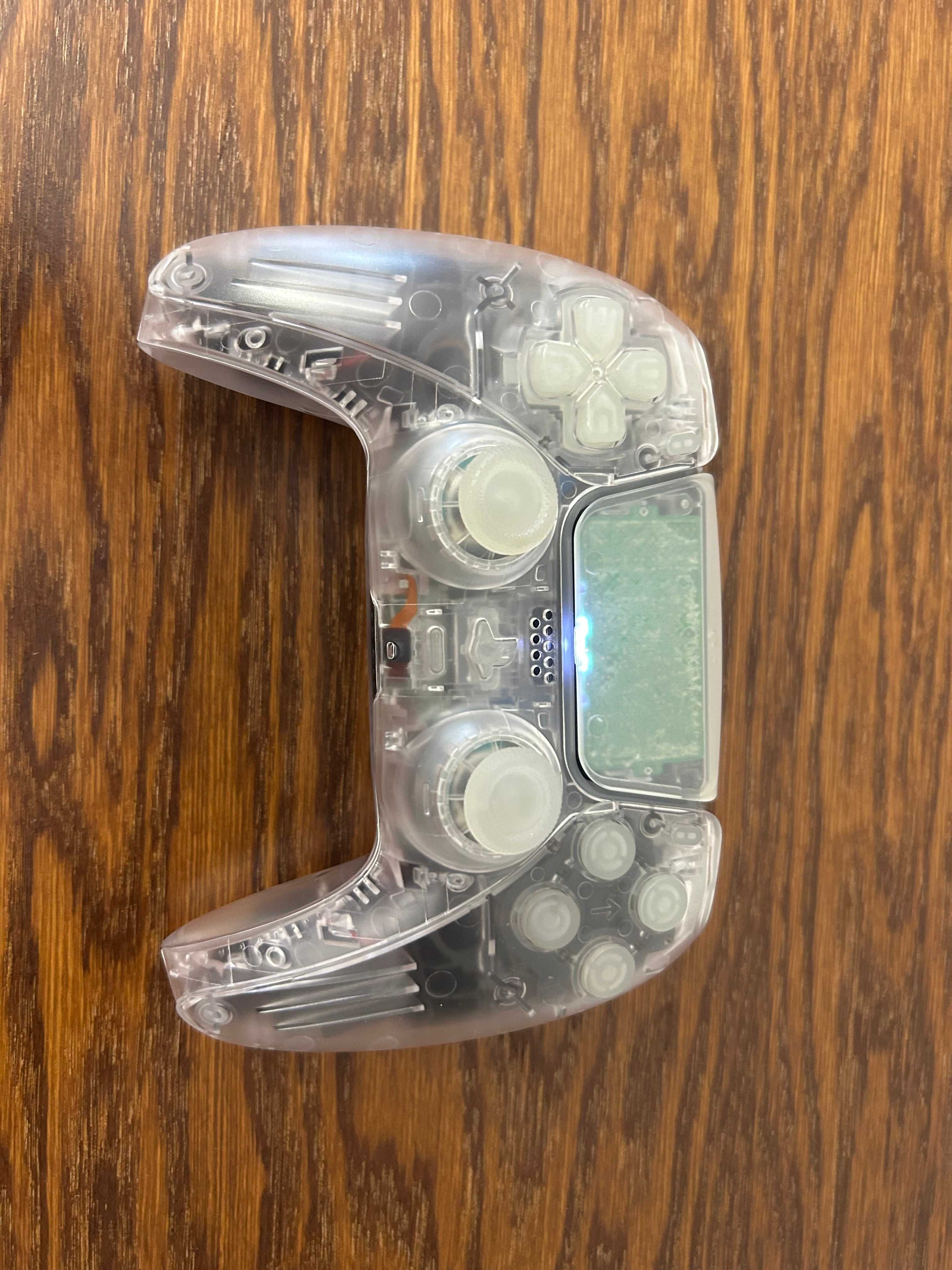 PS5 Playstation 5 Dualsense transparent pad przezroczysty Luminous