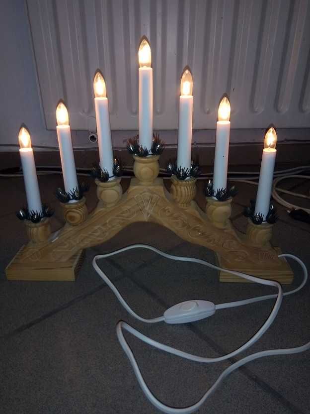 Świecznik adwentowy w stylu szwedzkim.