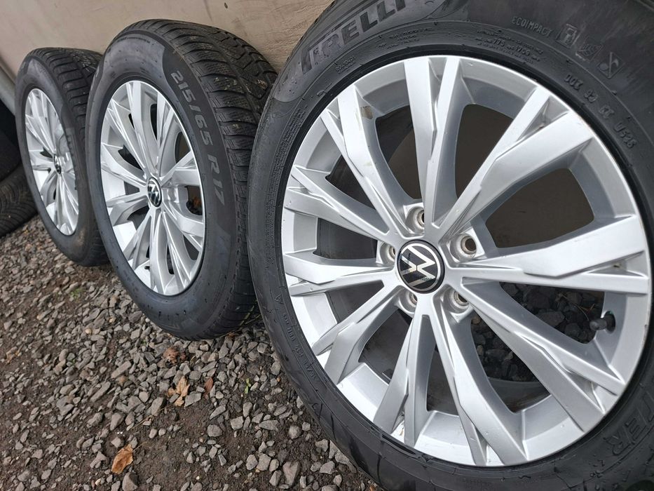 K31 KOŁA ZIMOWE,ALUFELGI 17 5x112 ORYGINAŁ VW Tiguan,Kodiaq,Tarraco,Q3