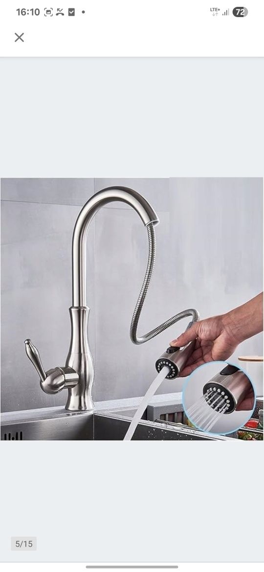 Bateria kuchenna retro stal inox NOWA