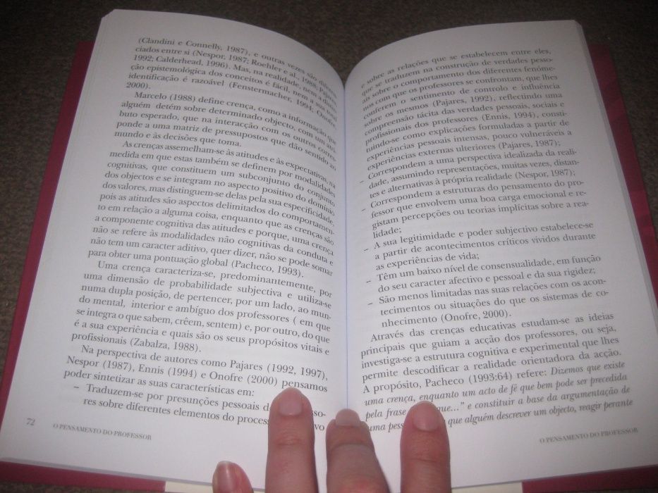 Livro “O Pensamento do Professor”