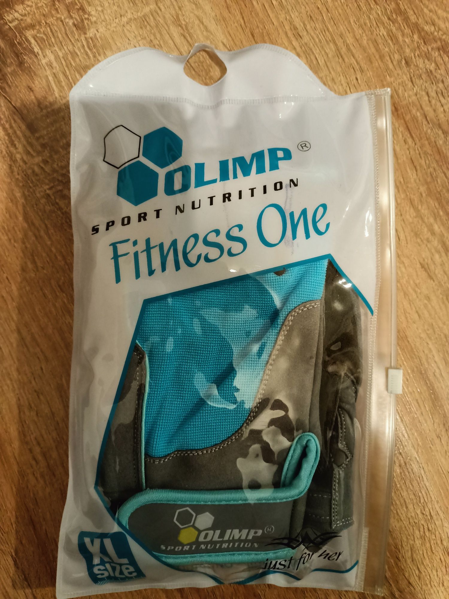 Rękawice treningowe damskie Olimp Fitness One Blue XL