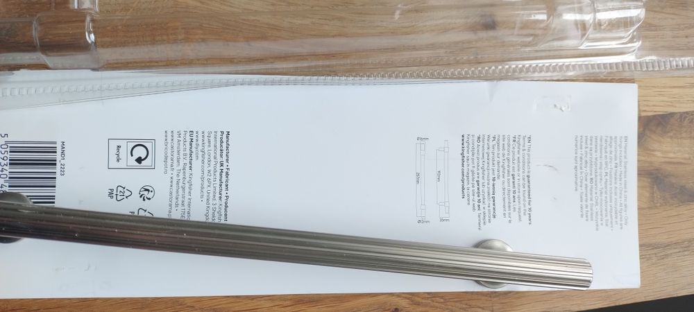 Uchwyty do szafek kuchennych  20 sztuk stał nierdzewna i stóp cynku