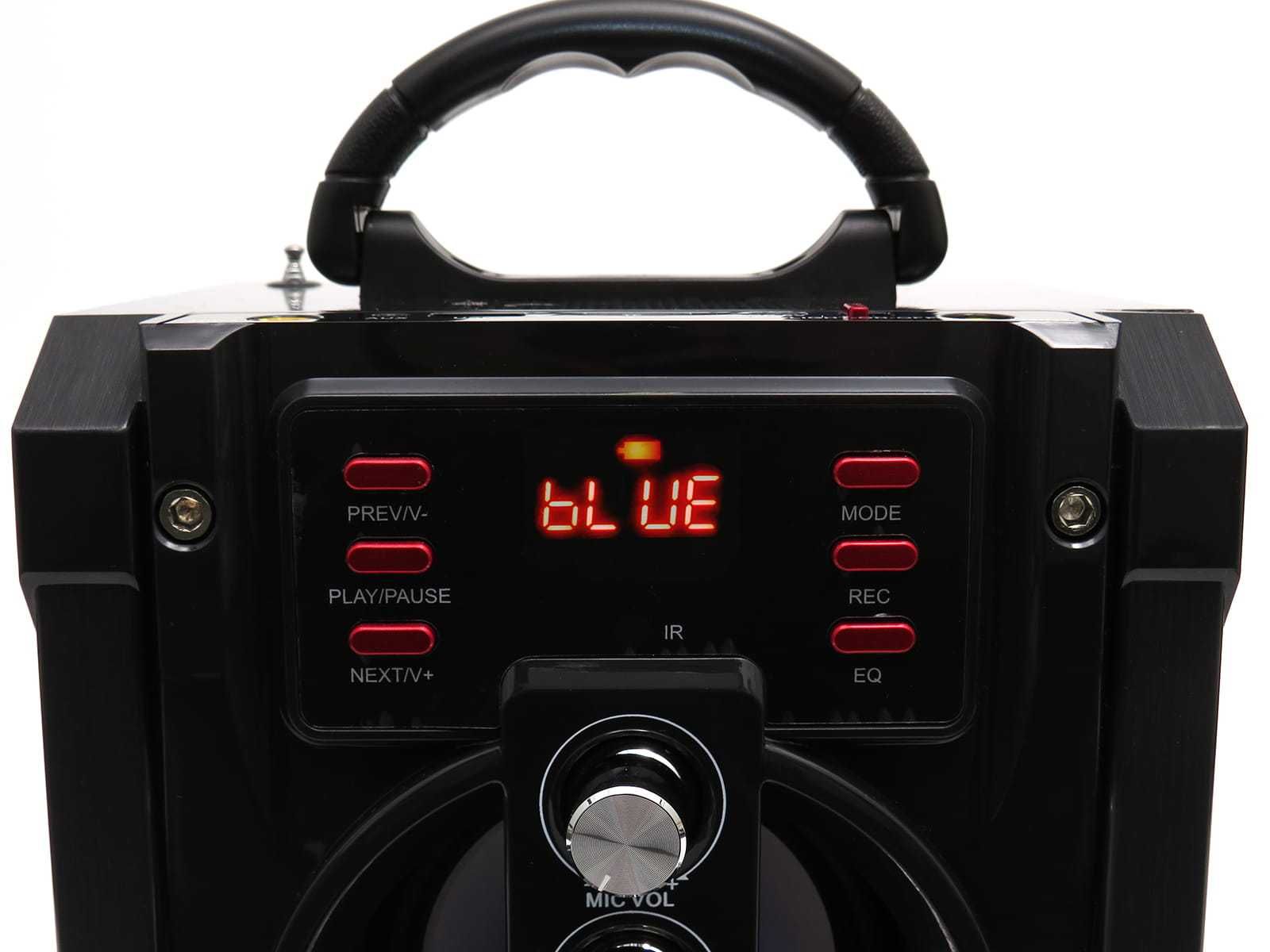 BASS POLSKA Głośnik Przenośny Boombox Bluetooth Radio Karaoke