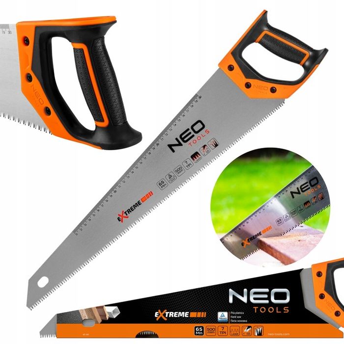 Neo Piła Płatnica 500mm Piłka Ręczna Drewna Drzewa Hartowana Indukcyjn