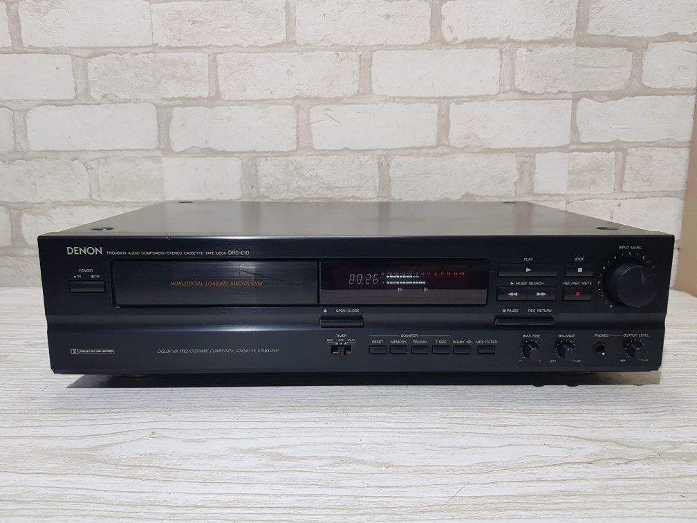 Стерео касетна дека/кассетная дека Denon DRS-610 б/у з Німеччини