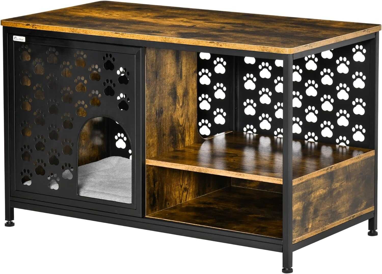 Mesa de apoio ou cabeceira 101x 60x 52 cm com espaço para cama de gato