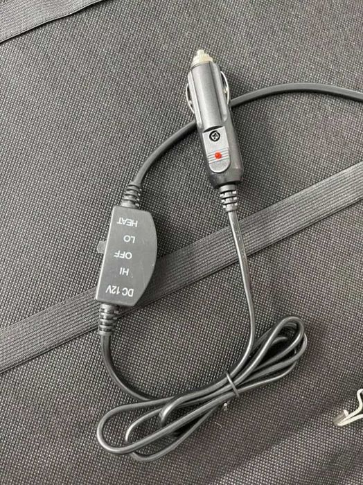 Накидка з підігрівом для сидіння автомобіля універсальна 100-50 см