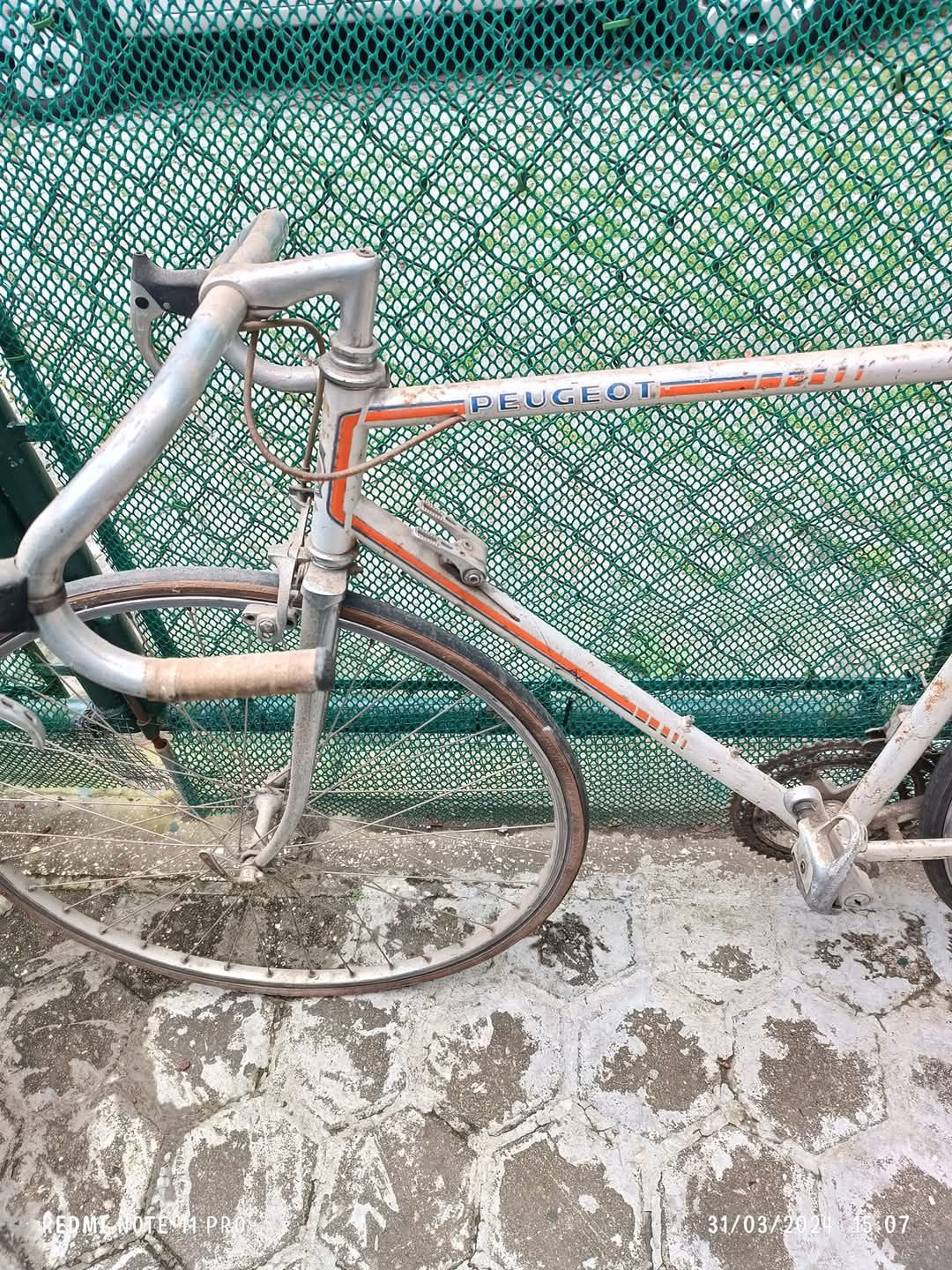 Bicicleta de corrida antiga