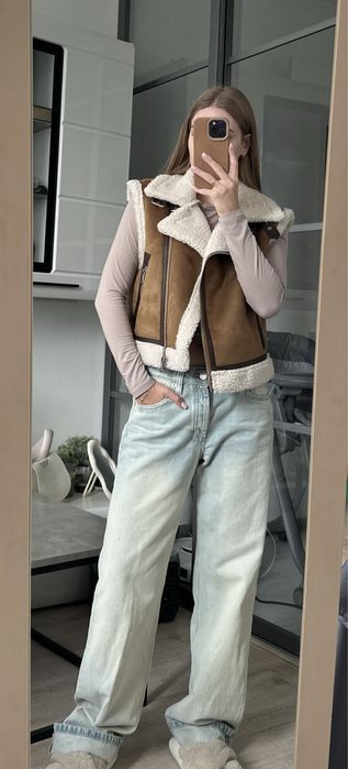 Косуха жилет zara