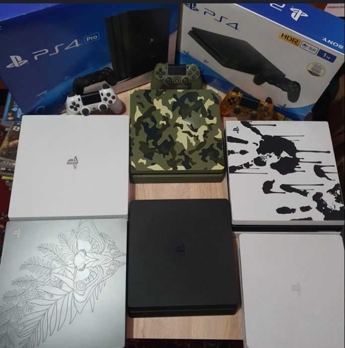 Різні консолі ps4 с іграми от 20 шт, приставка playstation 4
