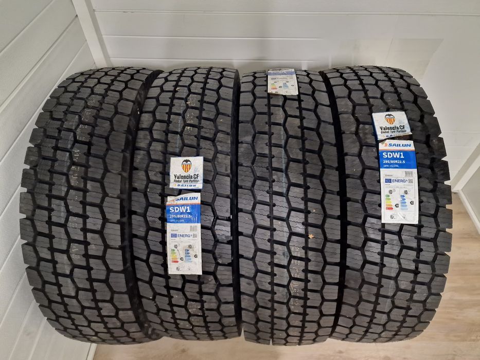 295/80R22.5 (1220netto) SAILUN  ZIMOWA napęd opony MOCNE opona