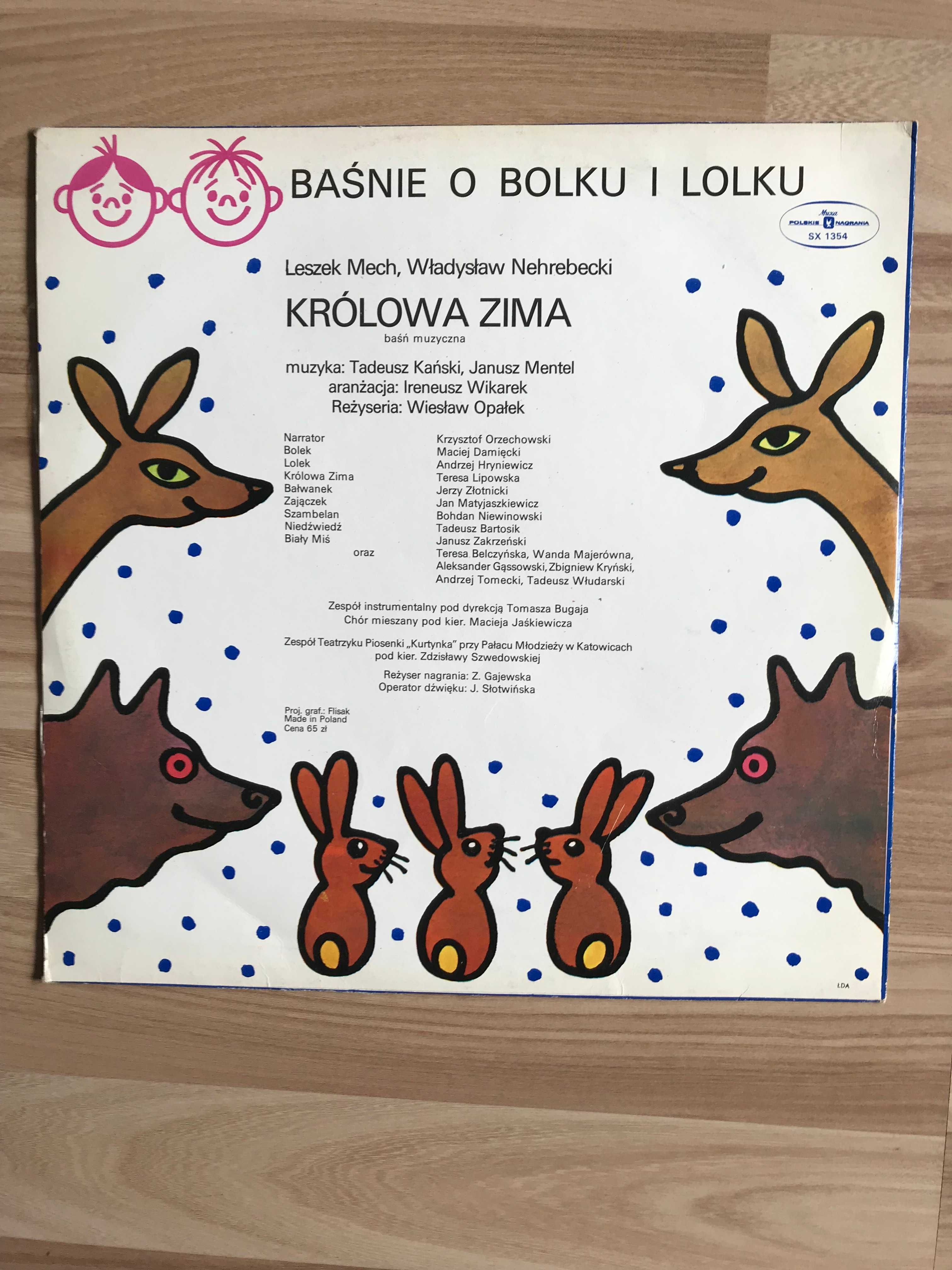 Płyta winylowa Baśnie o Bolku i Lolku Królowa zima winyl bajka (2)