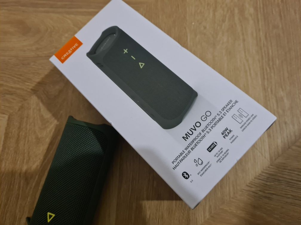 Nowy Bezprzewodowy Głośnik Bluetooth Creative Muvo Go 5.3 40W 18h