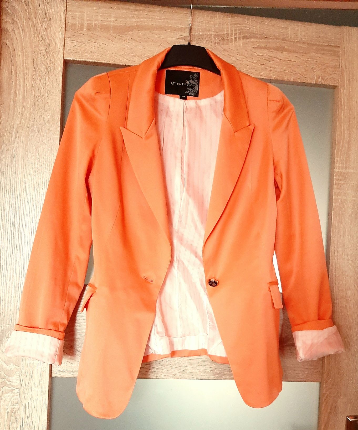 Marynarka orange S-36 piękna