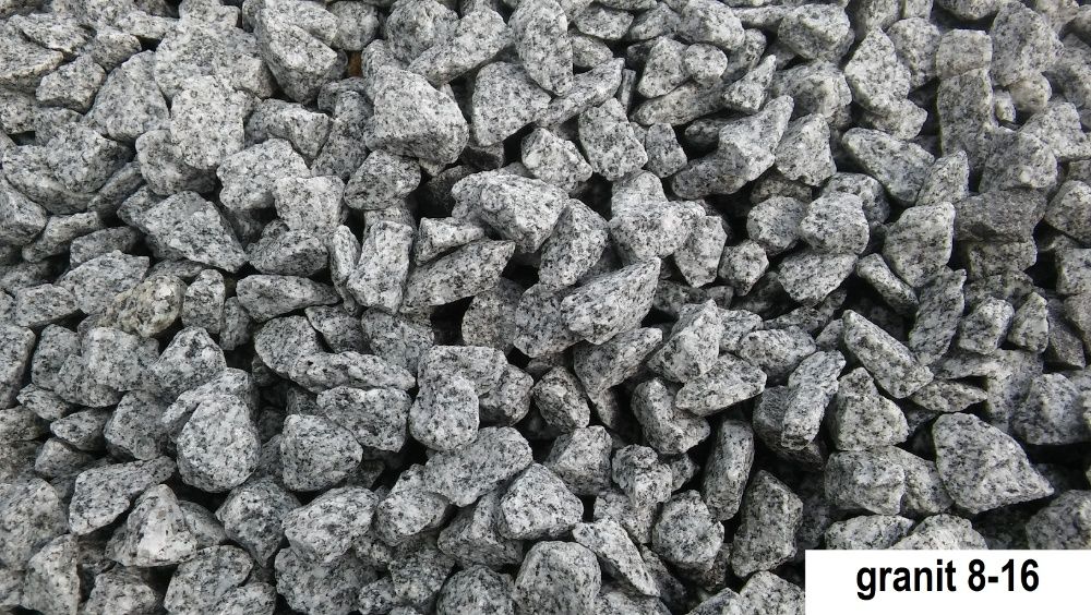 Grys granitowy worek 25 kg granit 8-16 i 16-22 kamienie ozdobne Śląsk