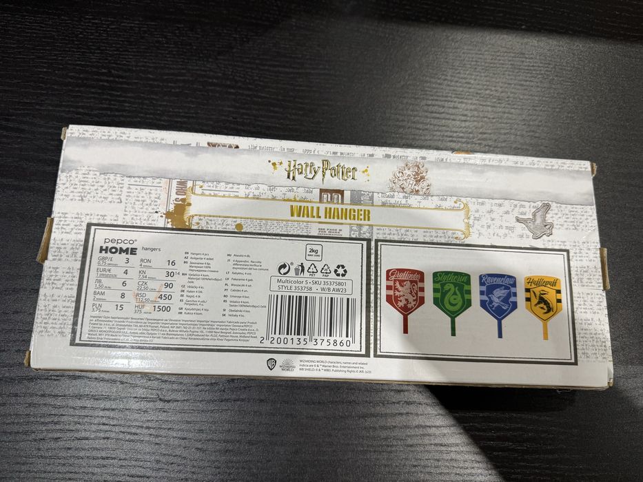 Гачки на липучках нові, 4 штуки Гаррі Поттер Хогвартс