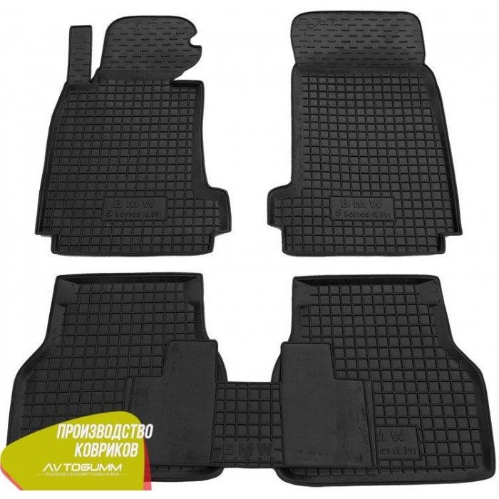 коврики BMW E34 E46 F10 X5 X1 X3 E90 E91 F30 автогум в салон резиновые