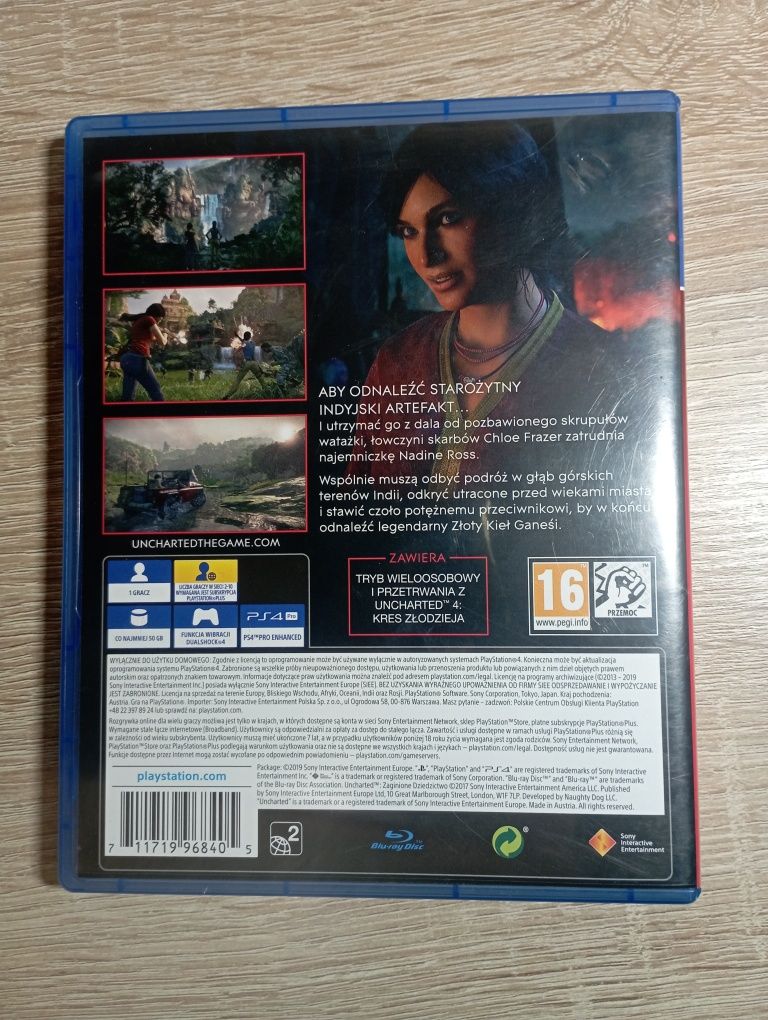 Uncharted - Zaginione Dziedzictwo. PS4 PL 6/6