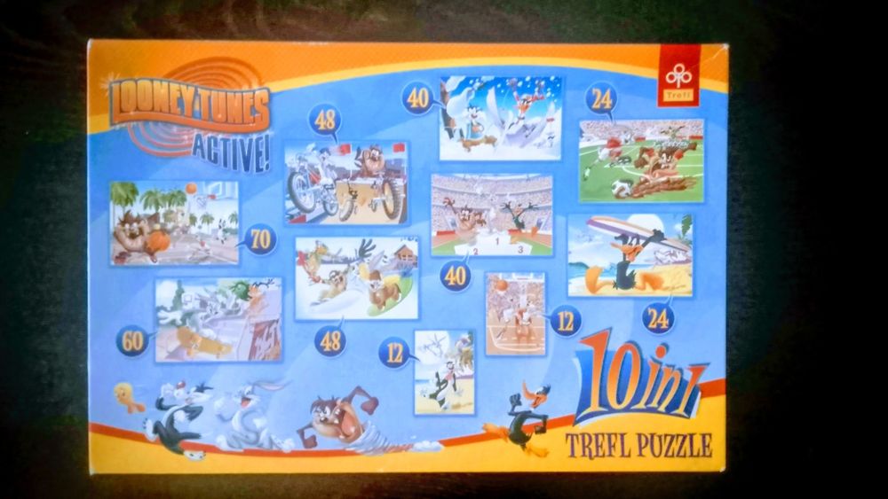9 em 1 Puzzle Looney Tunes – ótimo estado- Como Novo