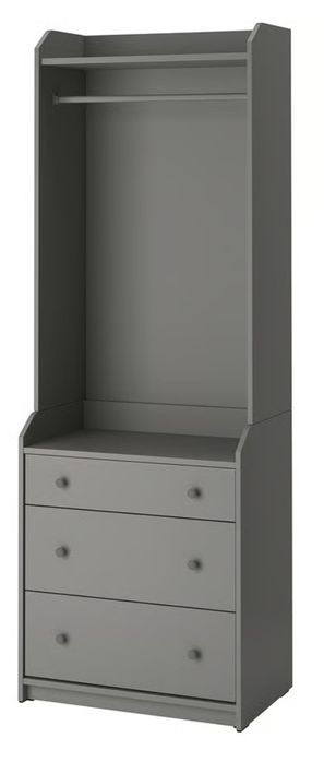 Hauga komoda IKEA kolor szary 804.249.67