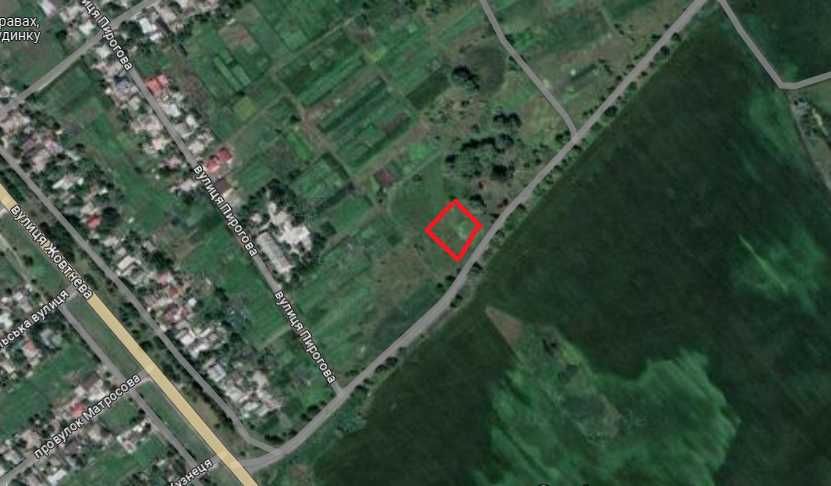 Продаж двох ділянок під житлову забудову в с. Червона слобода