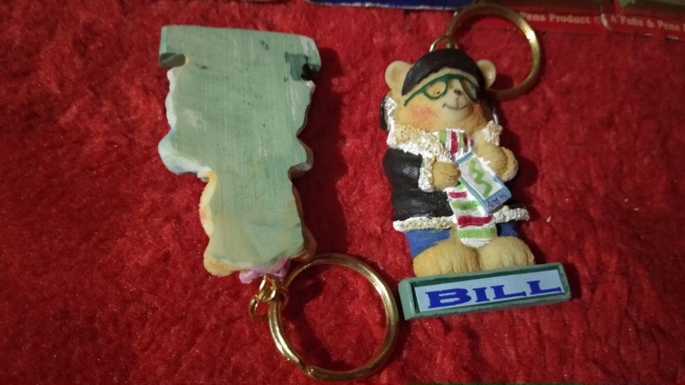 на портфель сувенир детский брелок мишка медведь британия керамика