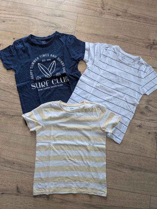 Zestaw 5szt T-shirt dla chłopca z Sinsay rozm 140