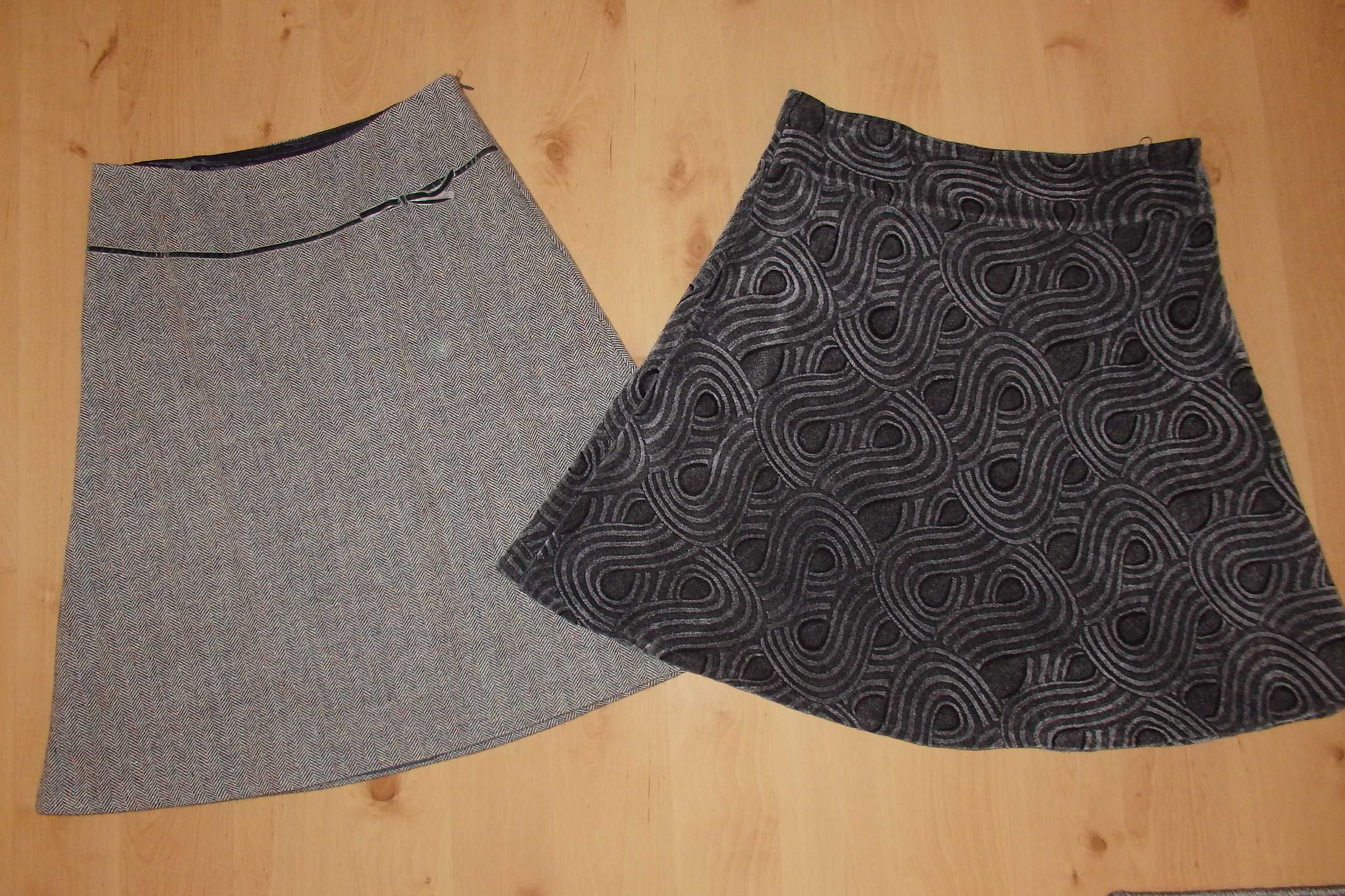 3x spódnica MEXX idealna do pracy popielata 36/38 S/M brąz krata H&M