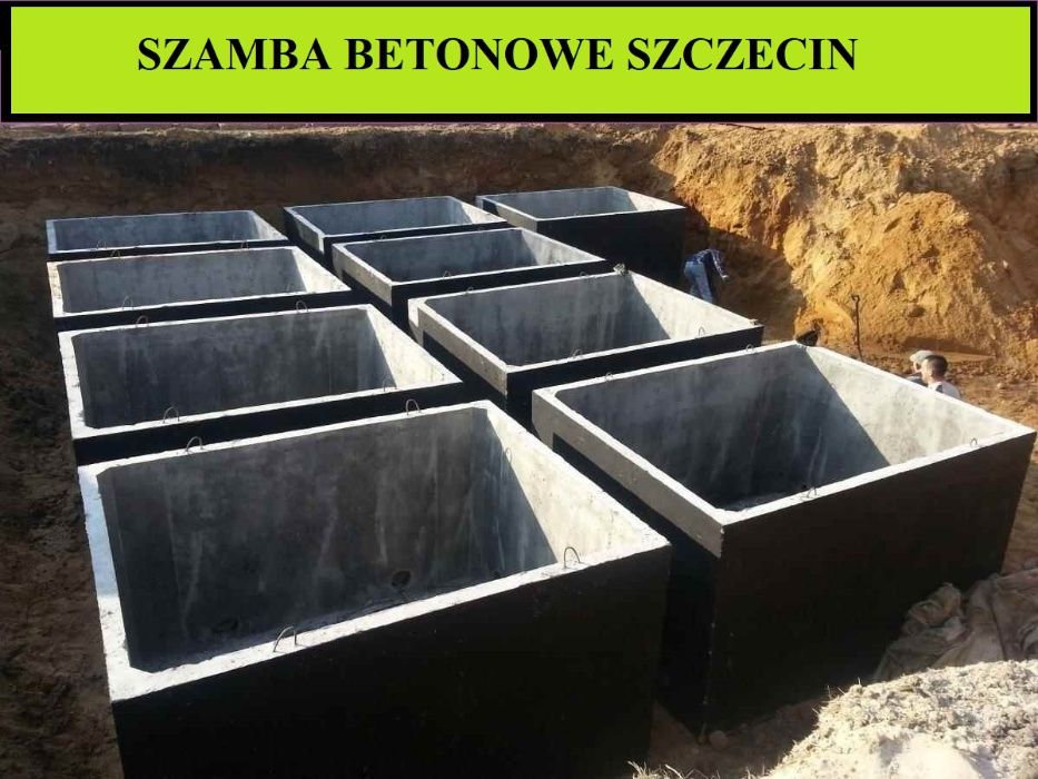 Szambo 10m3 Szamba betonowe zbiorniki zbiornik na deszczówkę 4 do 14