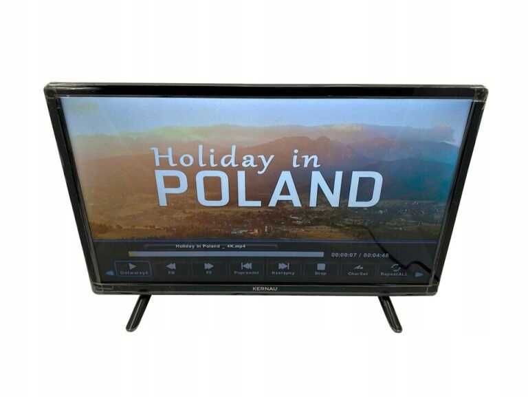 Telewizor Led Kernau 22 cale KFHD1601  Full HD Dvb-t2 do ZK