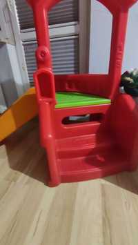 Mini plac zabaw ze zjeżdżalnią Little Tikes