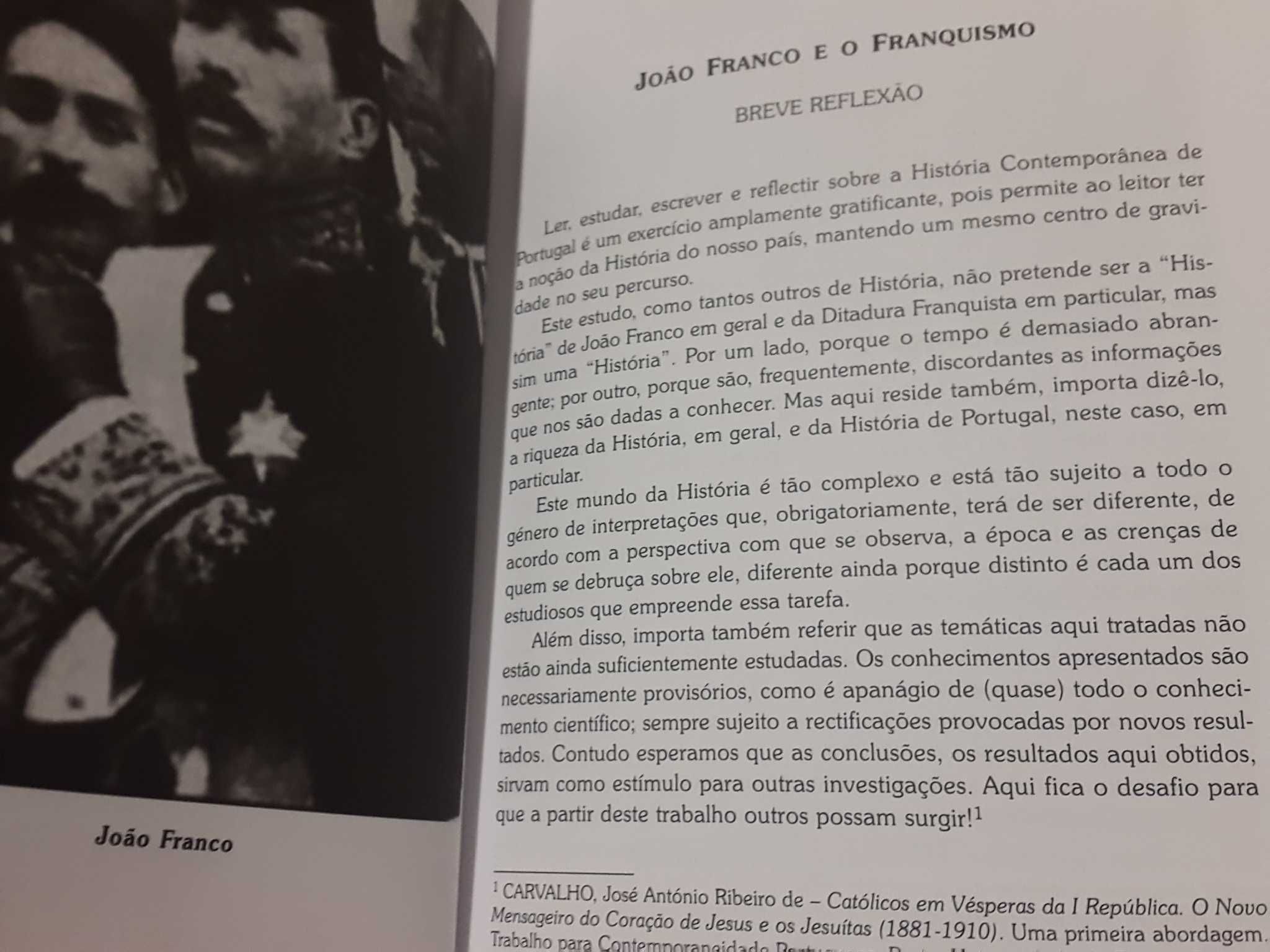 José António Ribeiro de Carvalho - Ditadura Franquista