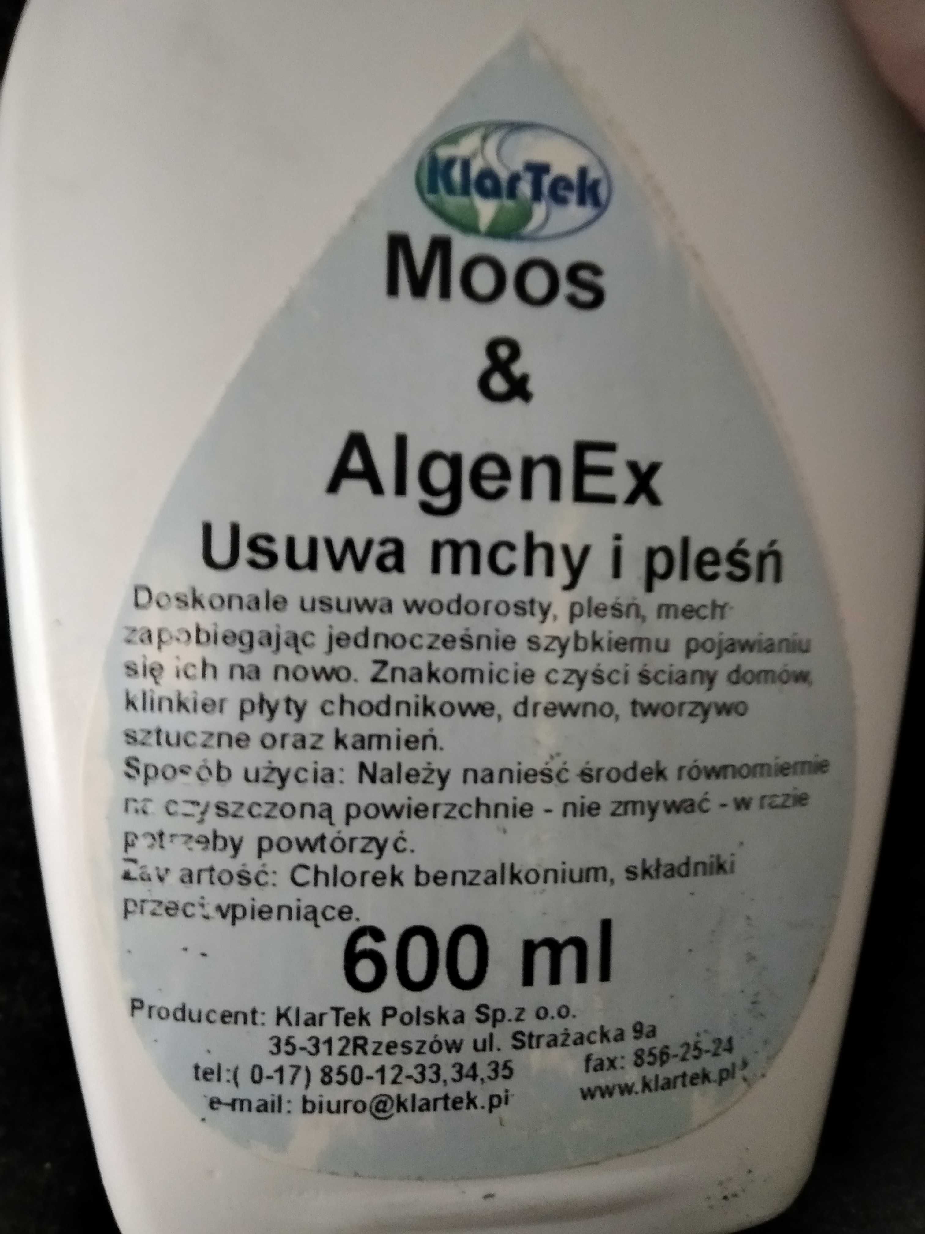 Środek usuwający Mchy i pleśnie Moos AlgenEx 600 ml