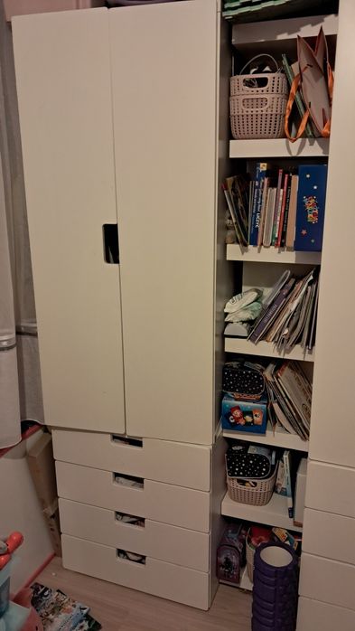 Ikea stuva, szafa, przewija, regał