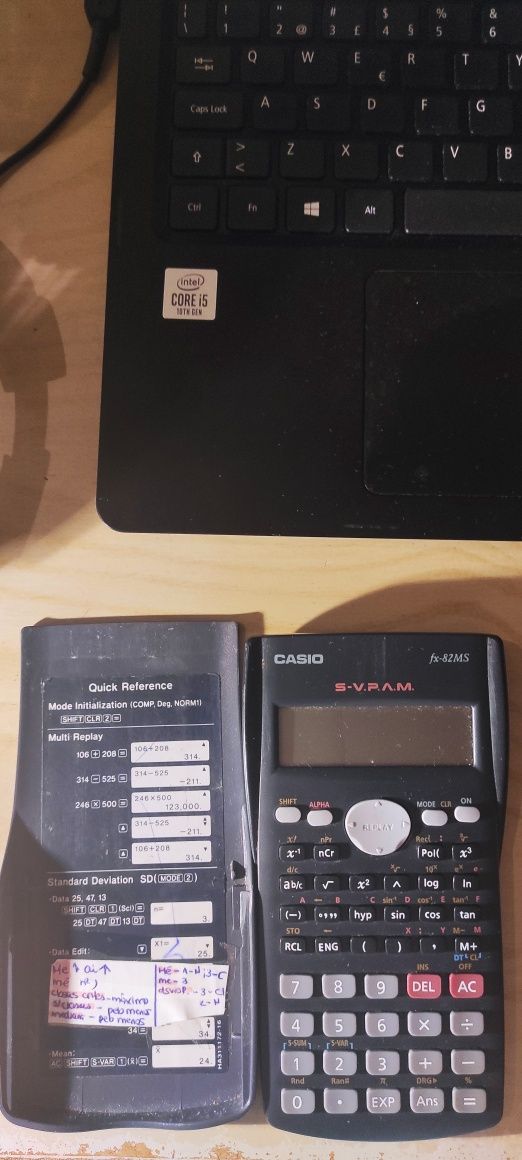 Máquina calculadora Casio
