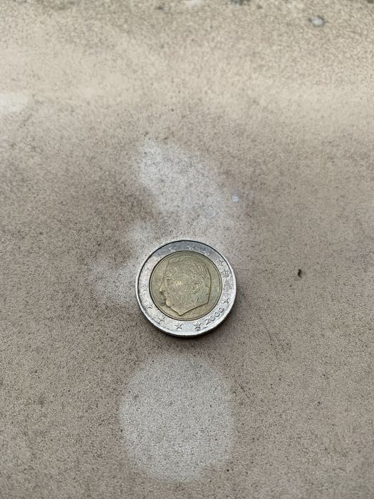 Moeda rara, moeda de 2 euros 2000 Bélgica Albert II