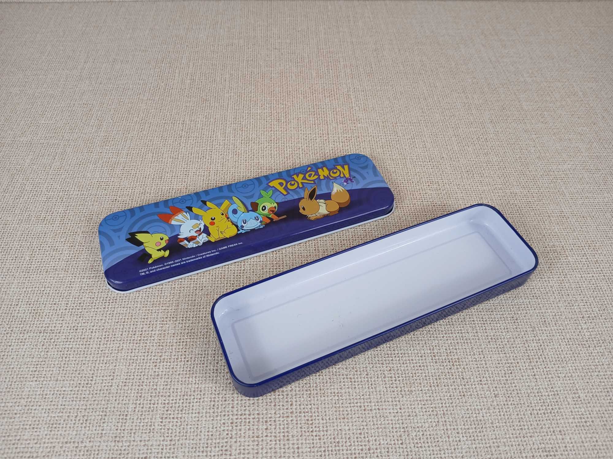 Oryginalny piórnik metalowy Pokemon Piórnik szkolny metalowy