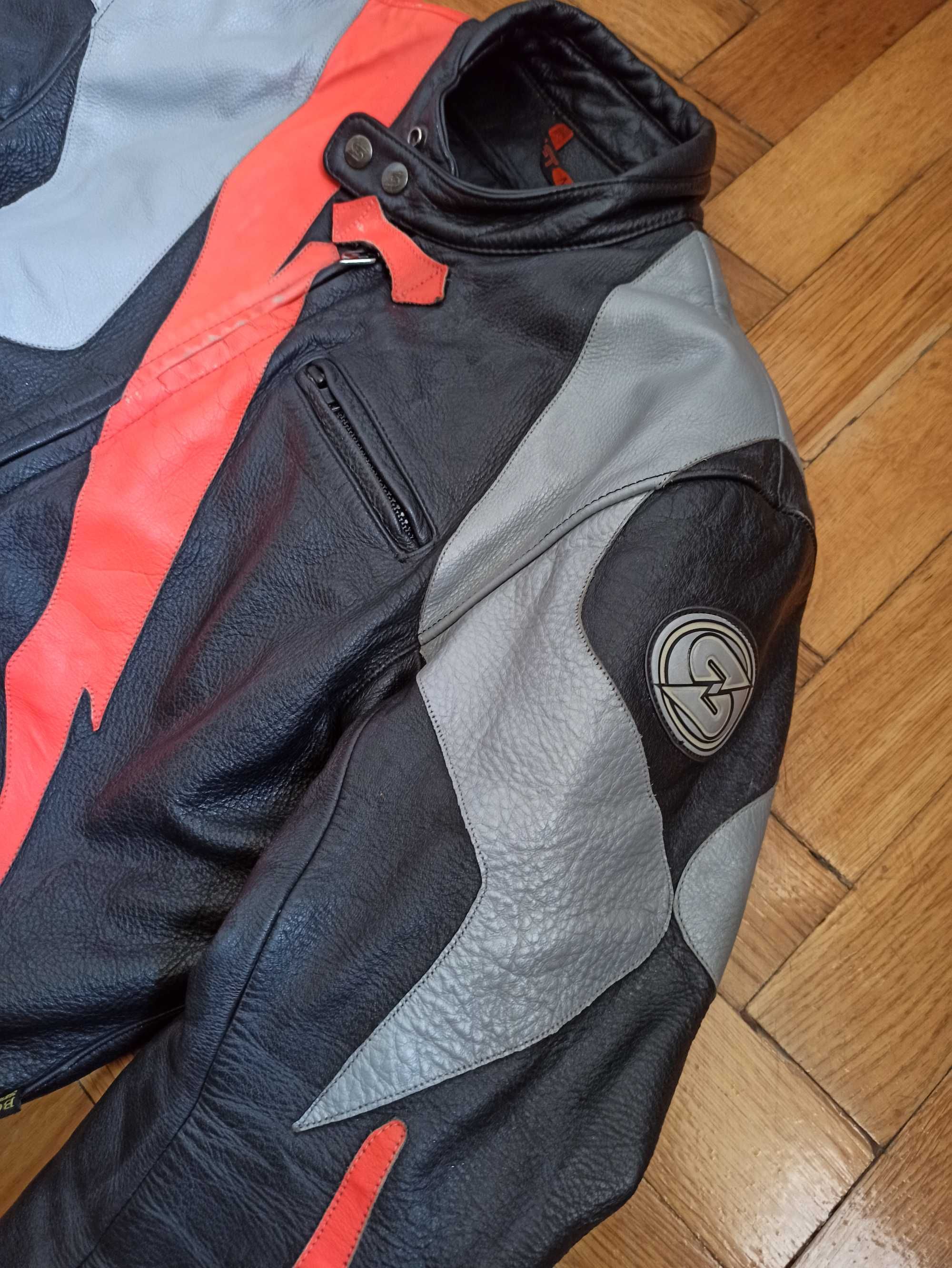 Kurtka motocyklowa skórzana Swift rozmiar M