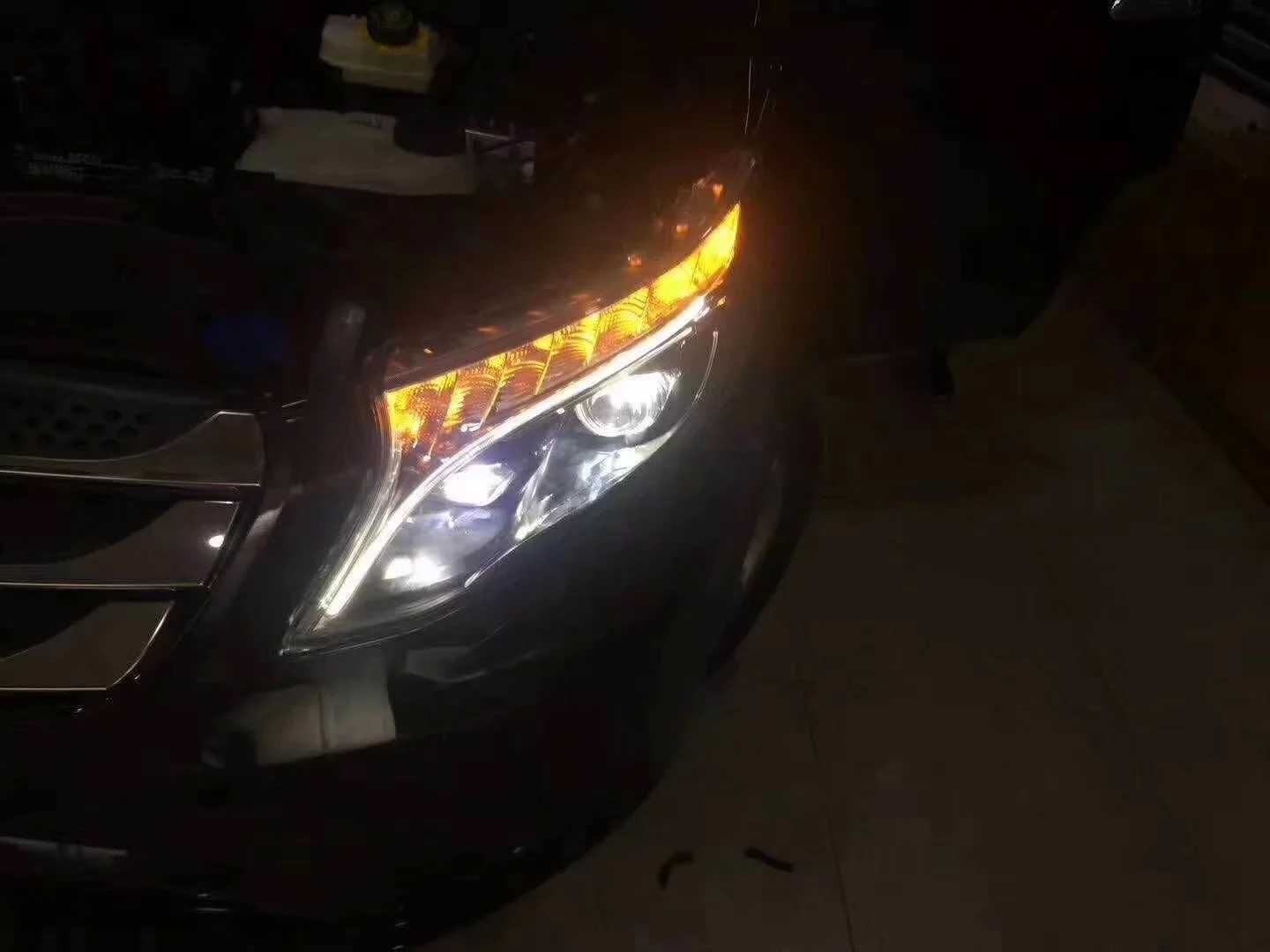 Full led фары Mercedes W447 Vito V Metris фари фара вито в с блоками