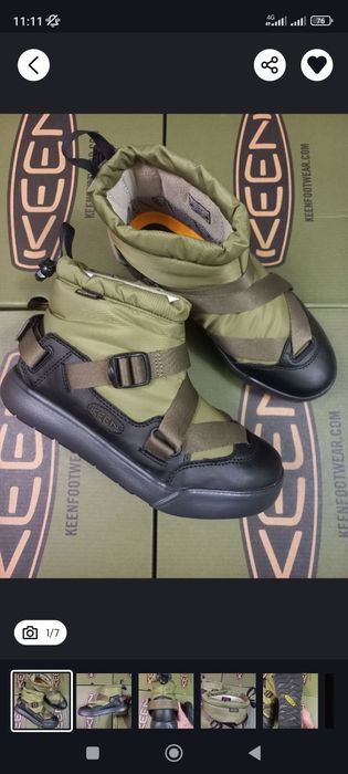 Термо черевики Keen жіночі 39 р.