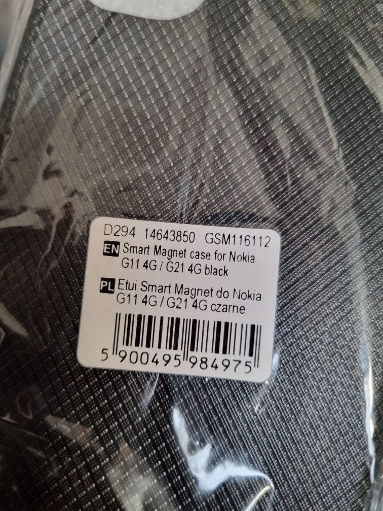 Kabura etui z klapką nokia g11 g21